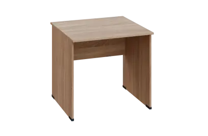 EPL 18 - 8 stůl kancelářský, dřevěná podnož, deska 18 mm, široký 800 mm, dub bardolino